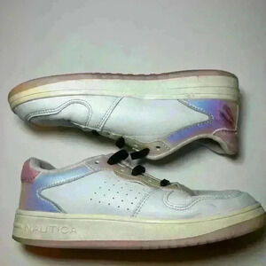 Girl's Nautica Caoimhe Casual Sneaker Shoes Size 2 White